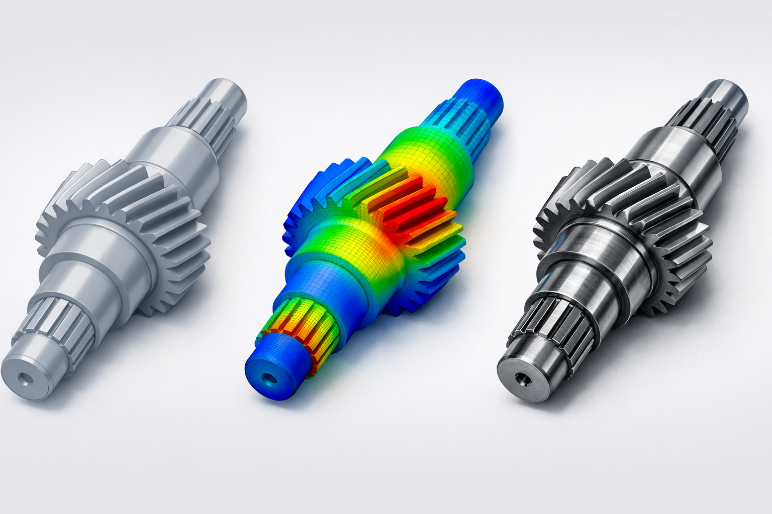 Konstruktion, FE-Berechnung, CAD, CAE, CAM