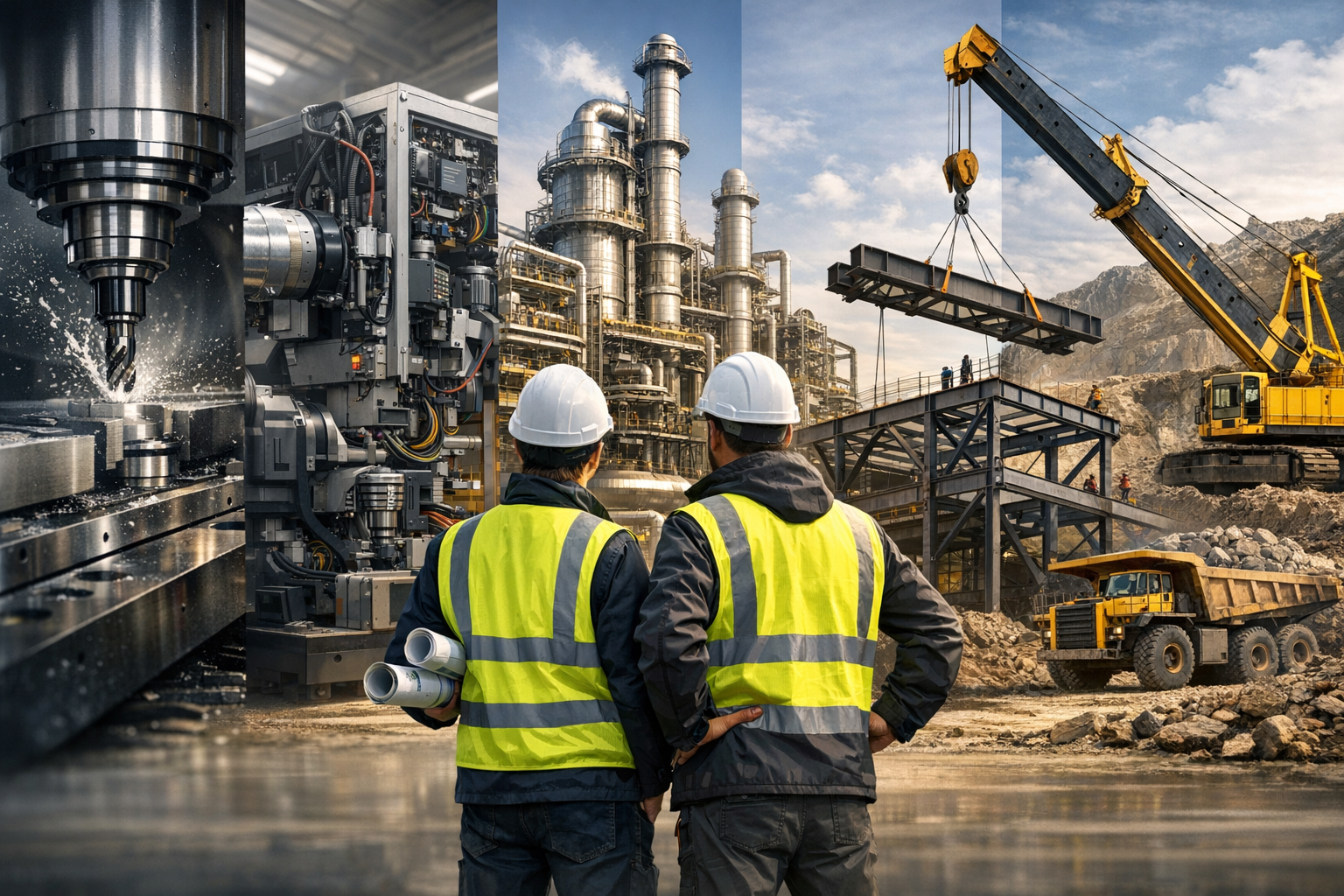 Portfolio, Stahlbau, Bergbau, Anlagenbau, Maschinenbau