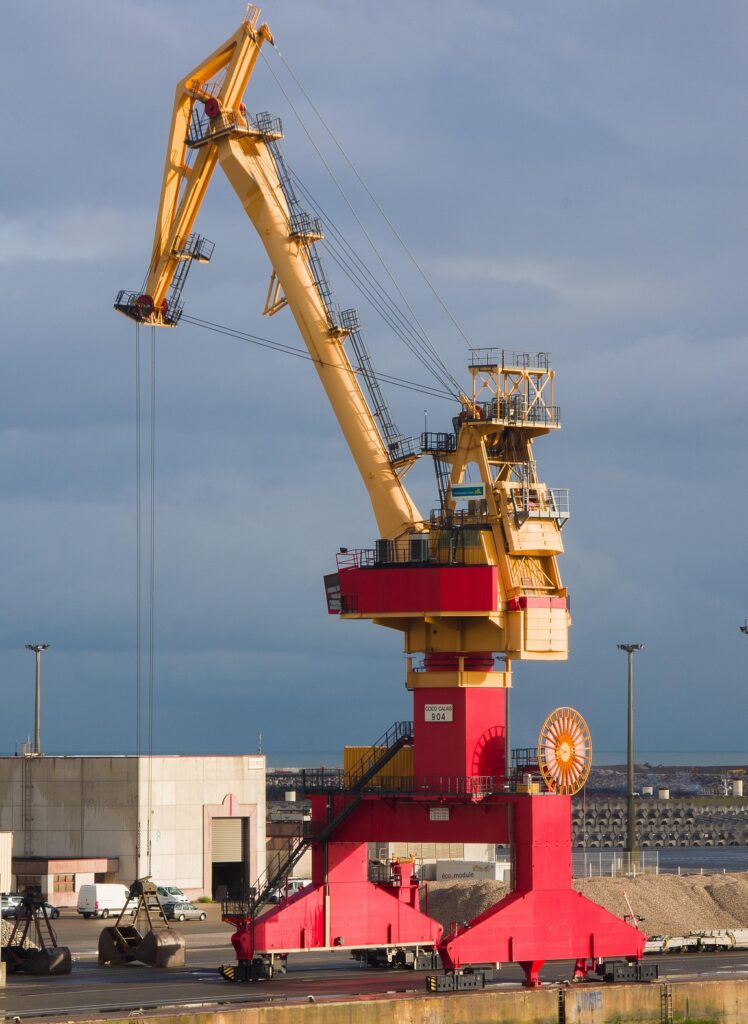 Kran, Stahlbau, Bergbau